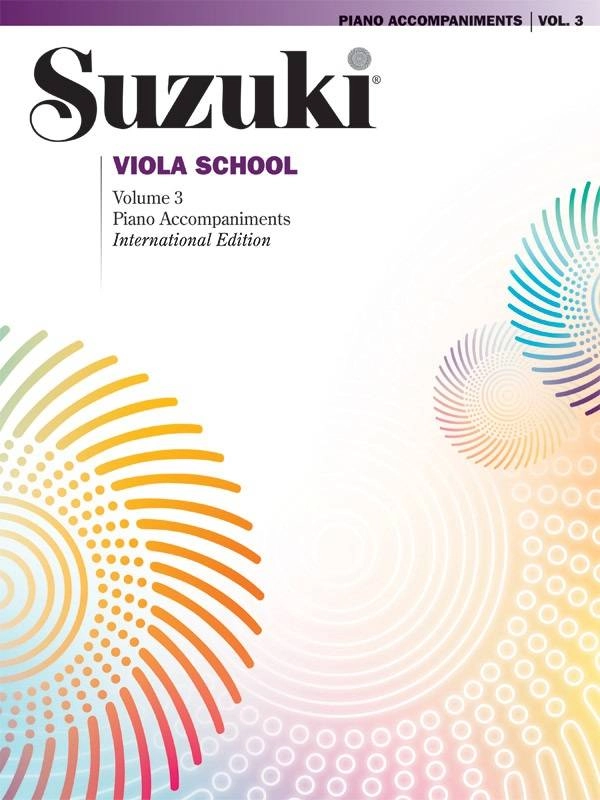 Suzuki Viola School, Volume 3 (International Edition) - Suzuki - Piano Accompaniment - Book