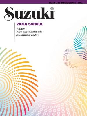 Summy-Birchard - Suzuki Viola School, Volume 4 (International Edition) - Suzuki - Accompagnement de piano - Livre
