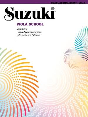 Summy-Birchard - Suzuki Viola School, Volume 6 (International Edition) - Suzuki - Piano Accompaniment - Book