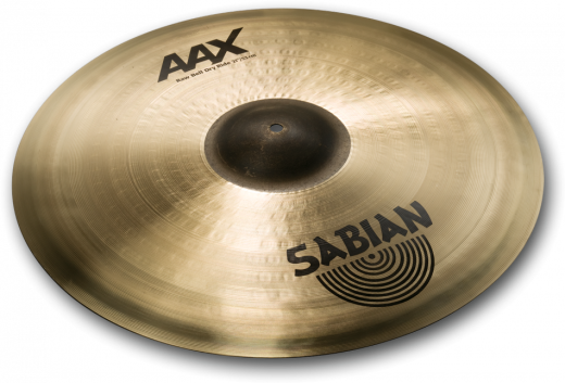 Sabian - AAX Raw Bell Dry Ride Cymbal - Brilliant - 21 Inch