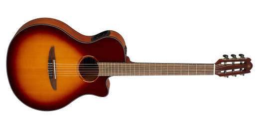 Yamaha - NTX1 Nylon String Acoustic-Electric Guitar - Brown Sunburst