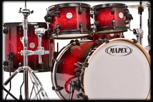 Meridian Maple Pop/Rock 5-Piece Drum Kit with Hardware - Supernova Burst