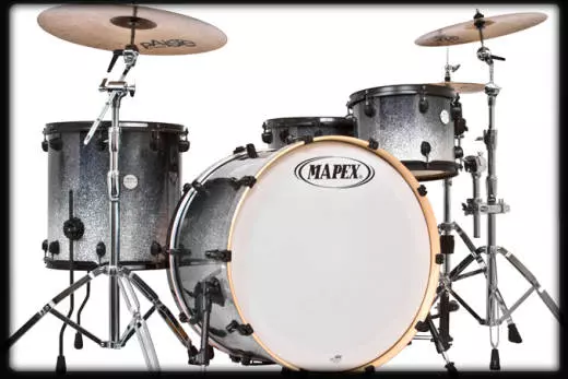 Meridian Maple Pop/Rock 5-Piece Drum Kit with Hardware - Galaxy Sparkle Fade