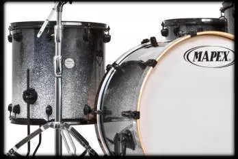 Meridian Maple Pop/Rock 5-Piece Drum Kit with Hardware - Galaxy Sparkle Fade