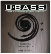U-Bass - 4 String Silver Plated Round Wound U Bass String Set