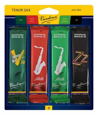 Vandoren - Tenor Saxophone Jazz Mix Pack - 3