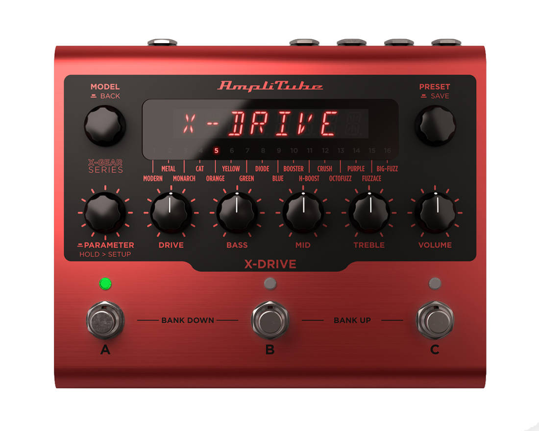 IK Multimedia AmpliTube X-Drive Distortion Pedal | Long IK Multimedia AmpliTube X-Drive Distortion Pedal | Long