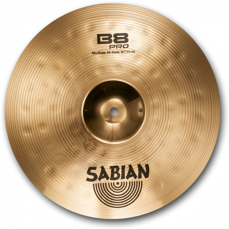 B8 Pro Medium Hi-Hats Cymbals - Brilliant - 14 Inch