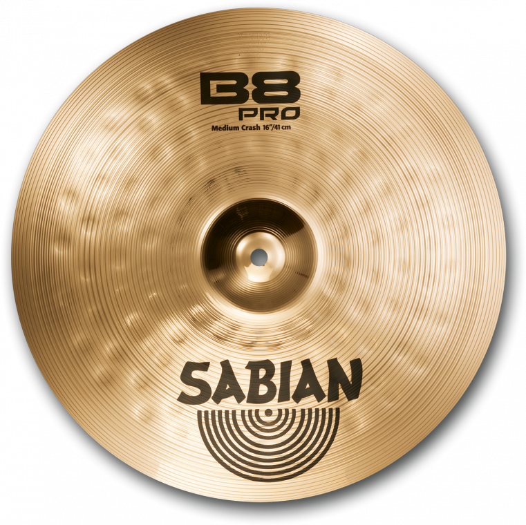 B8 Pro Medium Crash Cymbal - Brilliant - 16 Inch
