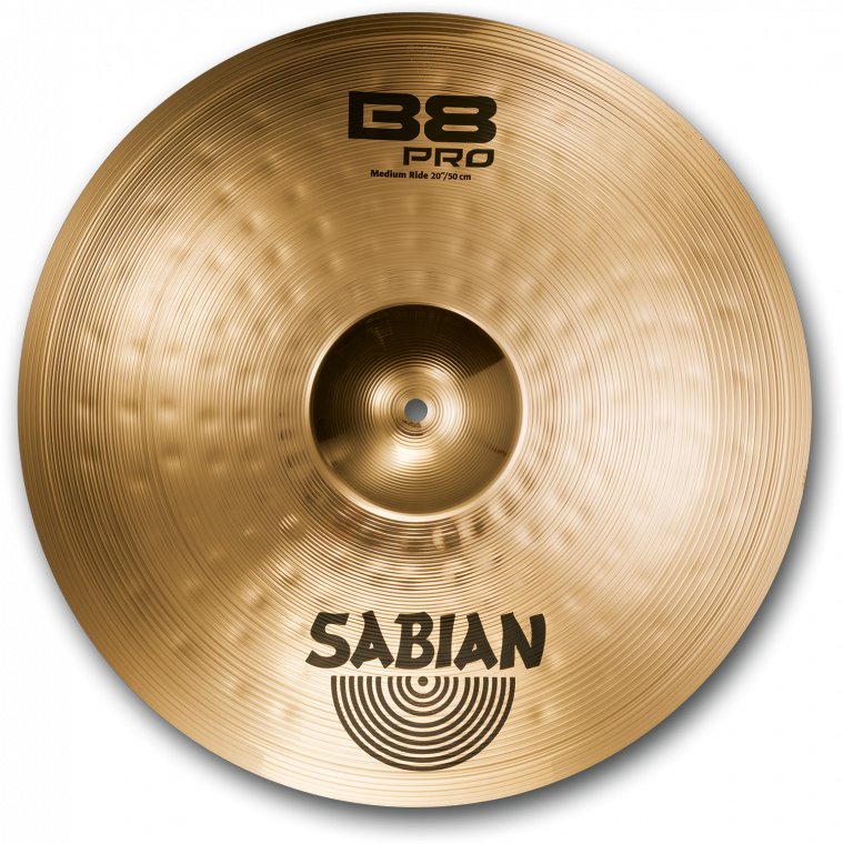 Sabian - B8 Pro Medium Ride Cymbal - Brilliant - 20 Inch
