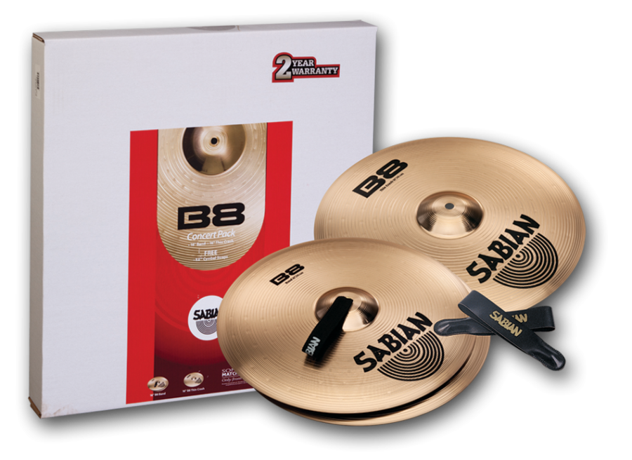 Sabian b8 cymbal deals set