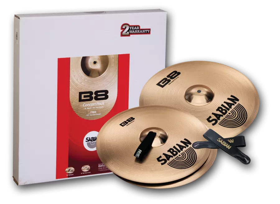 Sabian B8 Concert Band Cymbal Set