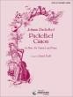 Theodore Presser - Pachelbel Canon - Dorff - Flute\/Bb Clarinet\/Piano - Sheet Music