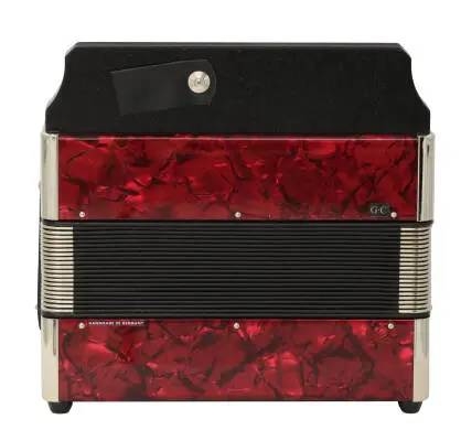 Diatonic Accordion - Key G/C - Red