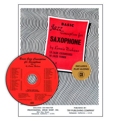Basic Jazz Conception For Saxophone, Volume 1 - Niehaus - Saxophone - Book/CD