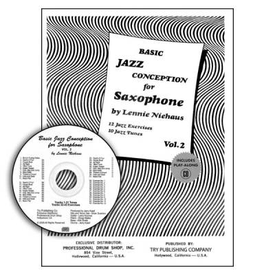 Try Publishing - Basic Jazz Conception For Saxophone, Volume 2 - Niehaus - Saxophone - Book/CD