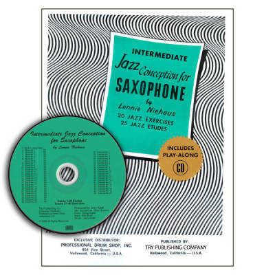 Try Publishing - Intermediate Jazz Conception For Saxophone - Niehaus - Saxophone - Book/CD
