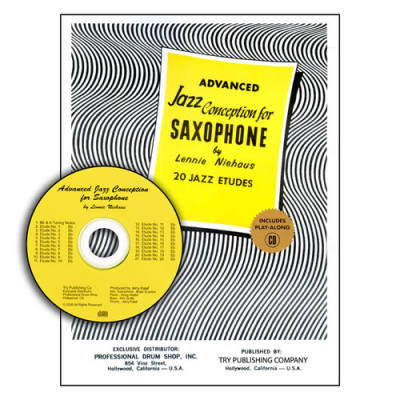Advanced Jazz Conception For Saxophone - Niehaus - Saxophone - Book/CD