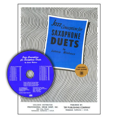 Try Publishing - Jazz Conception For Saxophone Duets - Niehaus - Saxophone Duets - Book/CD