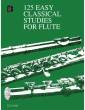 Universal Edition - 125 Easy Classical Studies - Vester - Flute - Book