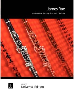 Universal Edition - 40 Modern Studies - Rae - Clarinet - Book