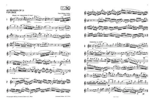 48 Studies, op. 31 - Ferling/Joppig - Oboe - Book