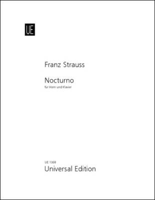 Universal Edition - Nocturno, op. 7 - Strauss - Horn/Piano - Sheet Music