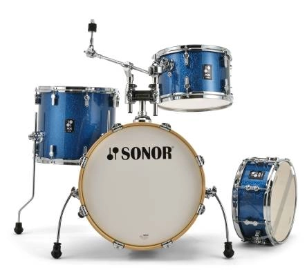 AQX Jazz 4-Piece Shell Pack (18,12,14,SD) - Blue Ocean Sparkle