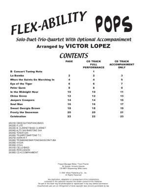 Flex-Ability: Pops - Lopez - Oboe / Guitar / Piano / Electric Bass - Book