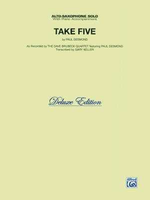 Alfred Publishing - Take Five - Desmond/Keller - Alto Saxophone/Piano - Sheet Music