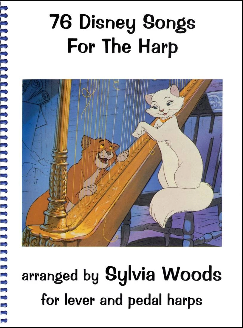 76 Disney Songs for the Harp - Woods - Harp - Book