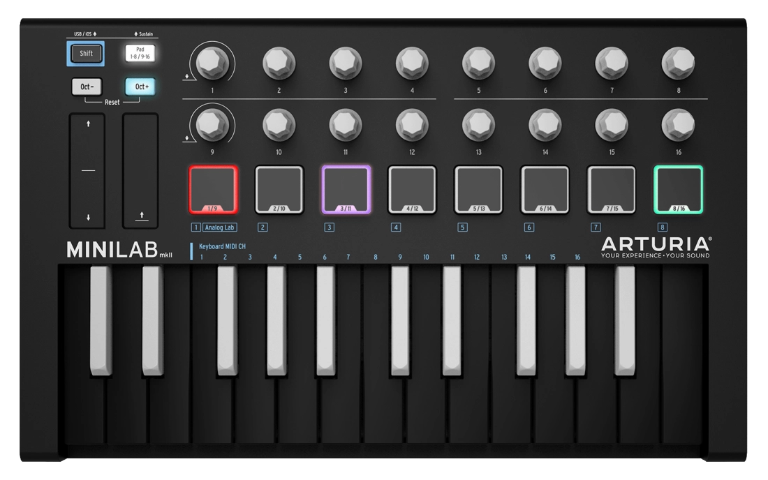MiniLab MkII 25 Mini Key Controller - Limited Edition Inverted