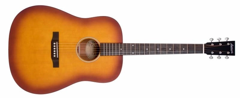 Simple 6 OM Acoustic/Electric Guitar - Summer Burst