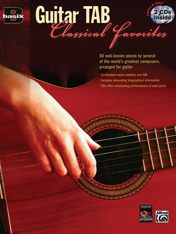 Basix: Guitar TAB Classical Favorites - Guitar - Book/2 CDs