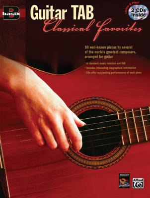 Alfred Publishing - Basix: Guitar TAB Classical Favorites - Guitar - Book/2 CDs