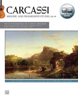 Alfred Publishing - Carcassi: Melodic and Progressive Etudes, Opus 60 - Classical Guitar - Book/Audio Online