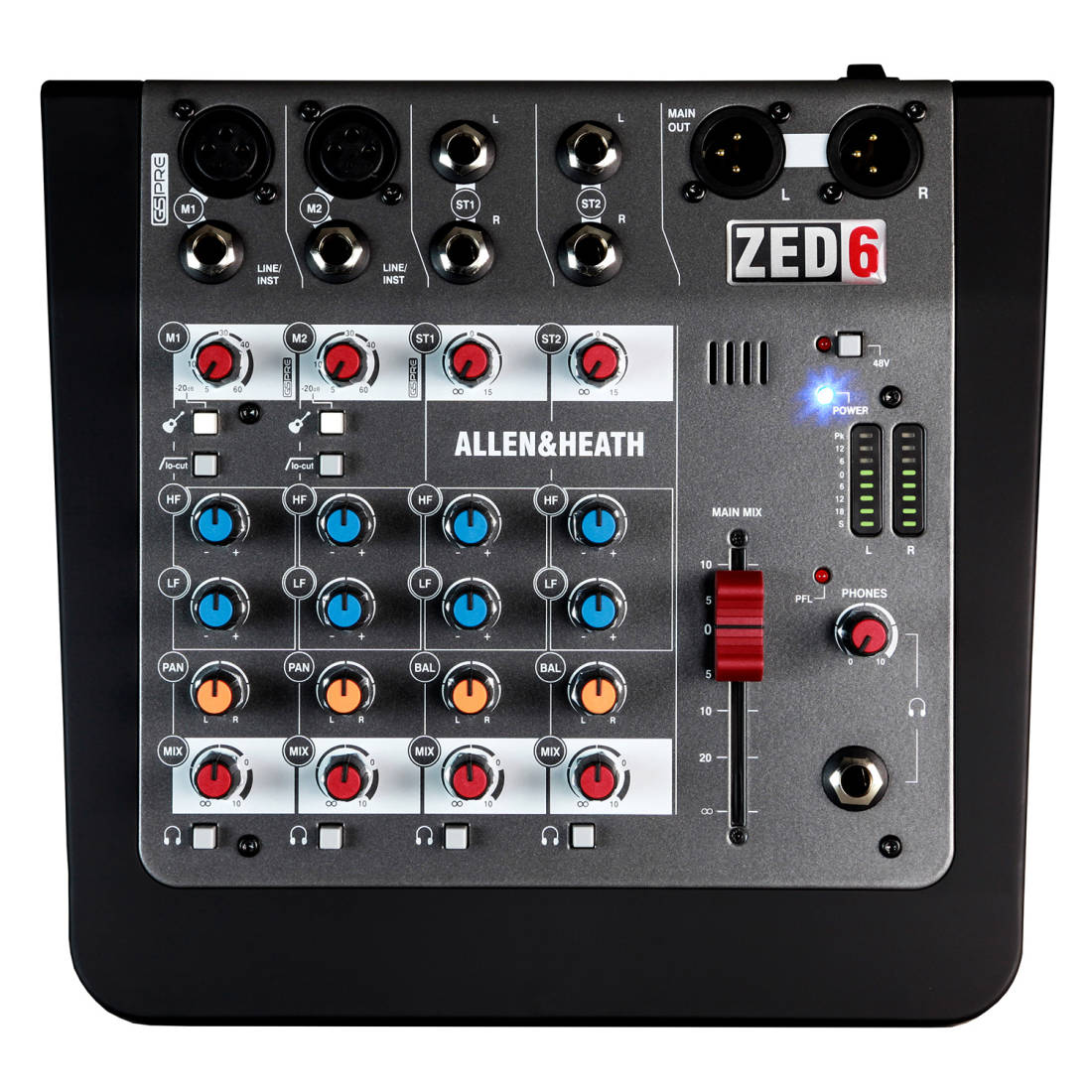 ZED-6 6-Channel Live/Recording Mixer