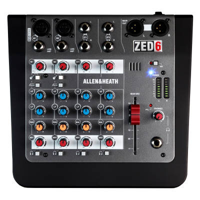 Allen & Heath - ZED-6 6-Channel Live/Recording Mixer with USB