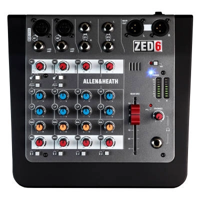 Allen & Heath - ZED-6 6-Channel Live/Recording Mixer