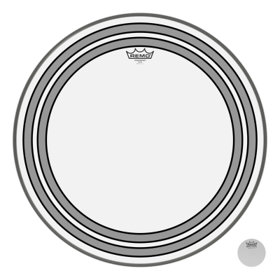 Remo - Powersonic Clear Bass Drum Head - 22