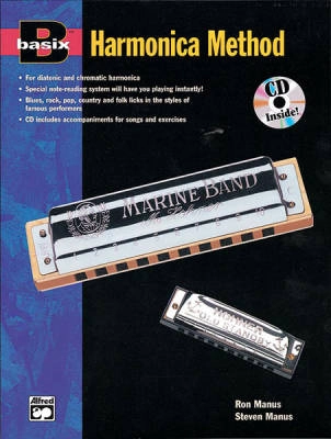 Alfred Publishing - Basix: Harmonica Method - Manus/Manus - Harmonica - Book/Enhanced CD