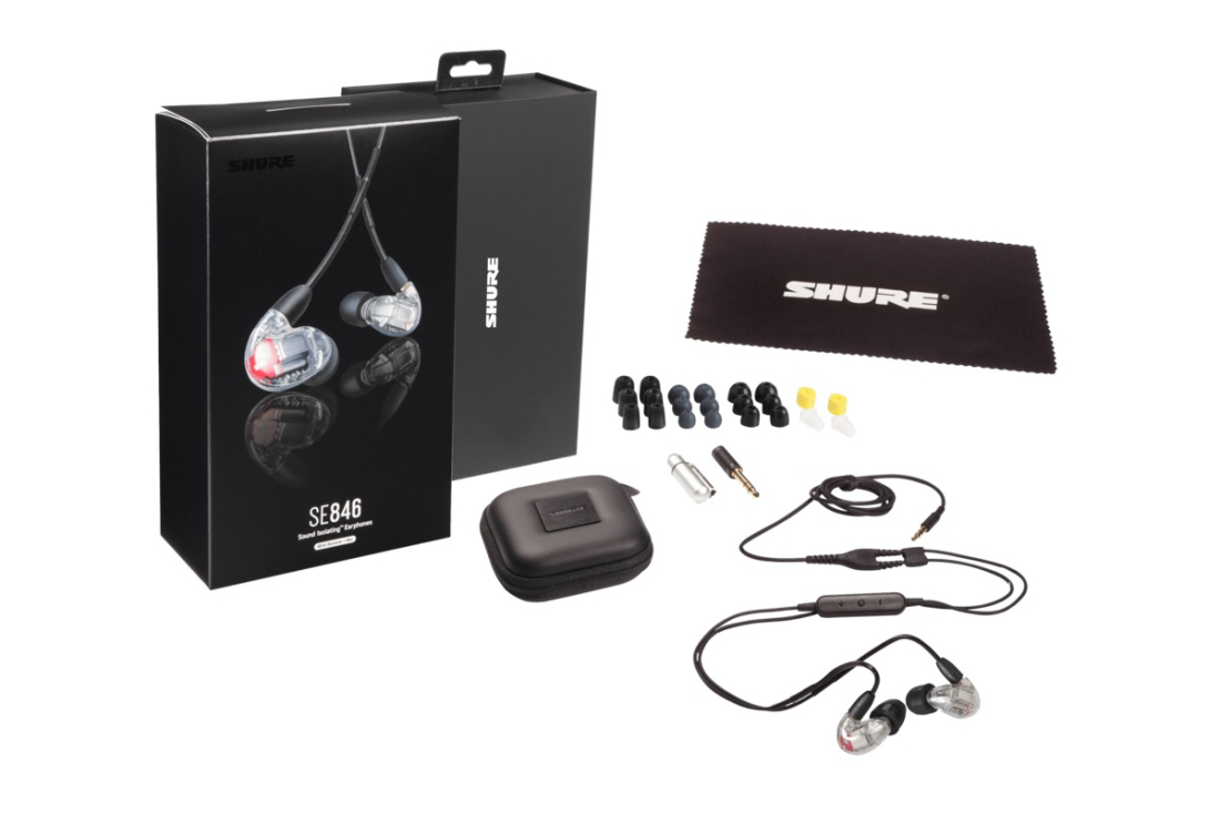 SE846 Sound Isolating Earphones with RMCE-UNI Cable - Clear
