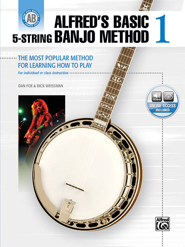 Alfred\'s Basic 5-String Banjo Method 1 - Fox/Weissman - Banjo - Book/Audio Online