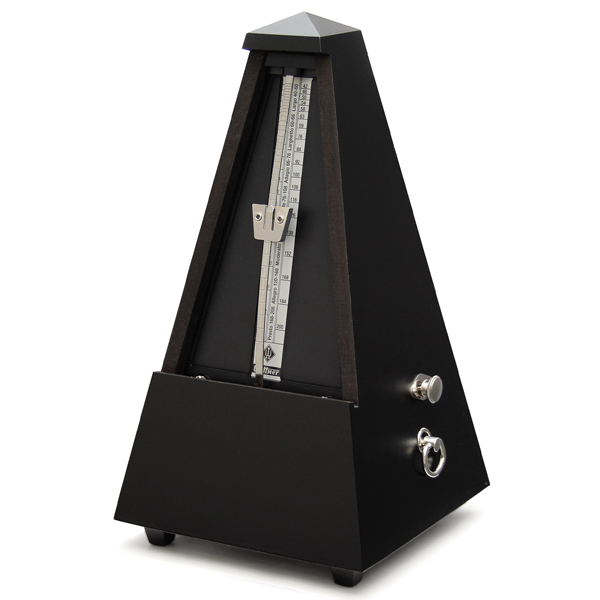 Wood Metronome with Bell - Black Matte