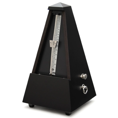 Wittner - Wood Metronome with Bell - Black Matte