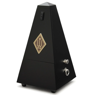 Wood Metronome with Bell - Black Matte