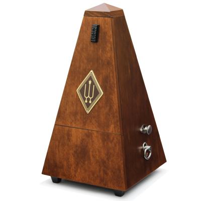 Wood Metronome with Bell - Walnut Matte