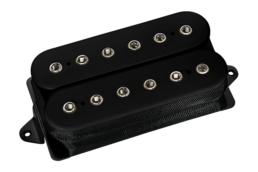 Evolution F-Spaced Bridge Pickup - Black with Nickel Poles