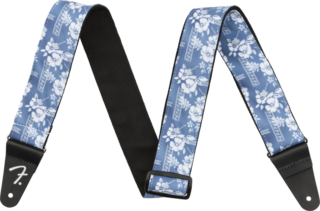 2\'\' Hawaiian Strap - Blue Floral