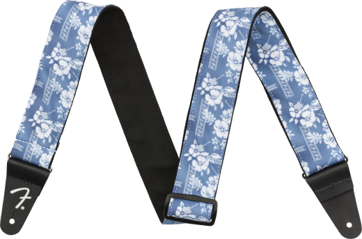 Fender Hawaiian Strap Blue Floral « Guitar Strap